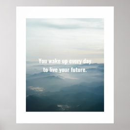 Póster El futuro es ahora: motivacional