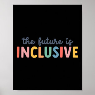 Póster El Futuro Es Concienciación Sobre El Autismo Inclu