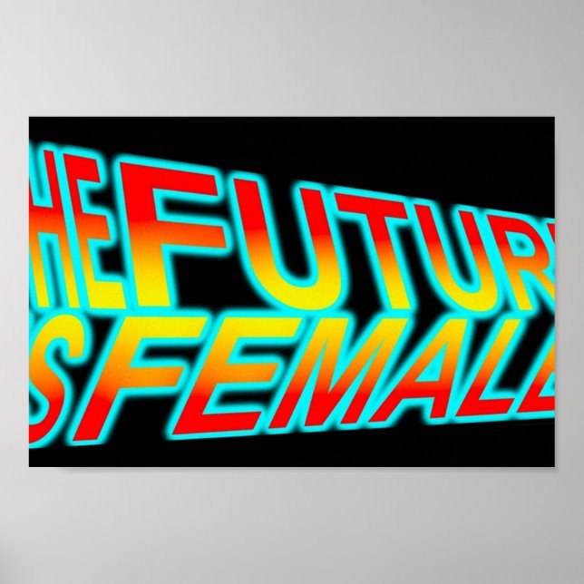 Póster El futuro es femenino (Frente)