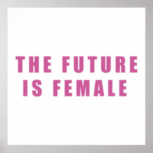 Póster El futuro es femenino