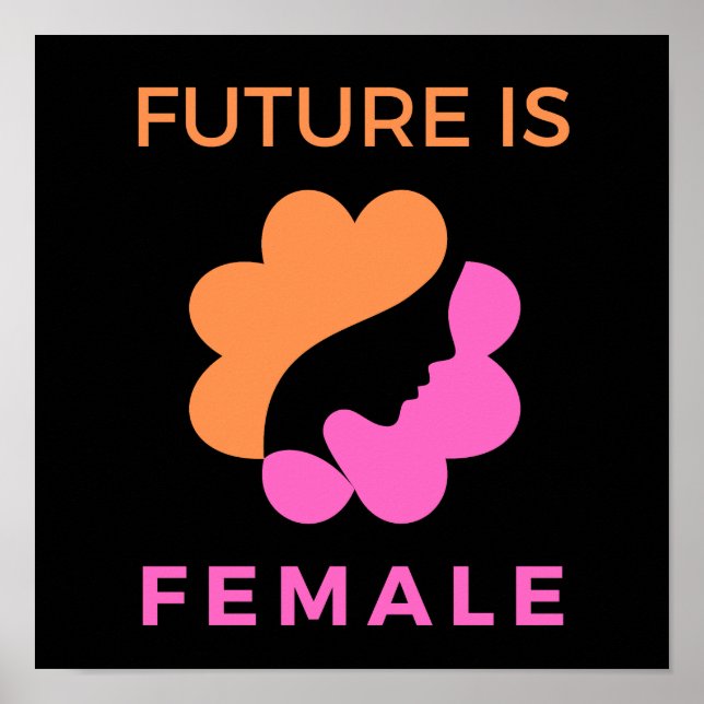 Póster El futuro es feminista (Frente)