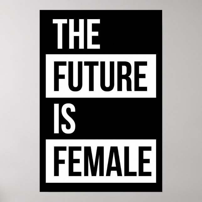 Póster El futuro es la Poster feminista (Frente)
