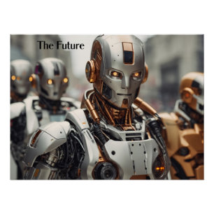 Póster El futuro, los robots itinerantes,