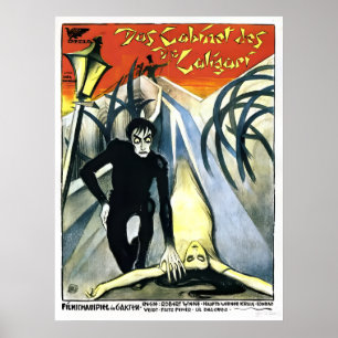 Póster El Gabinete del Dr. Caligari 1920 Restaurado