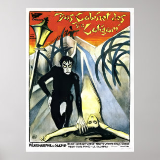 Póster El Gabinete del Dr. Caligari 1920 Restaurado