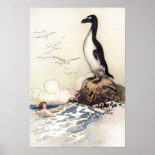 Póster El Gairfowl pasado de Warwick Goble