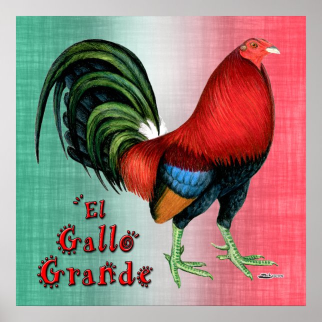Póster El Gallo Grande (Frente)