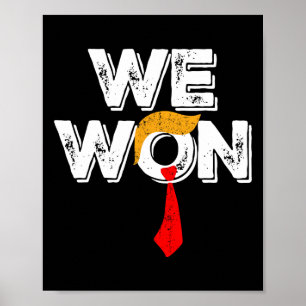 Póster El ganador Trump Vance que Ganamos Ganó En Estados