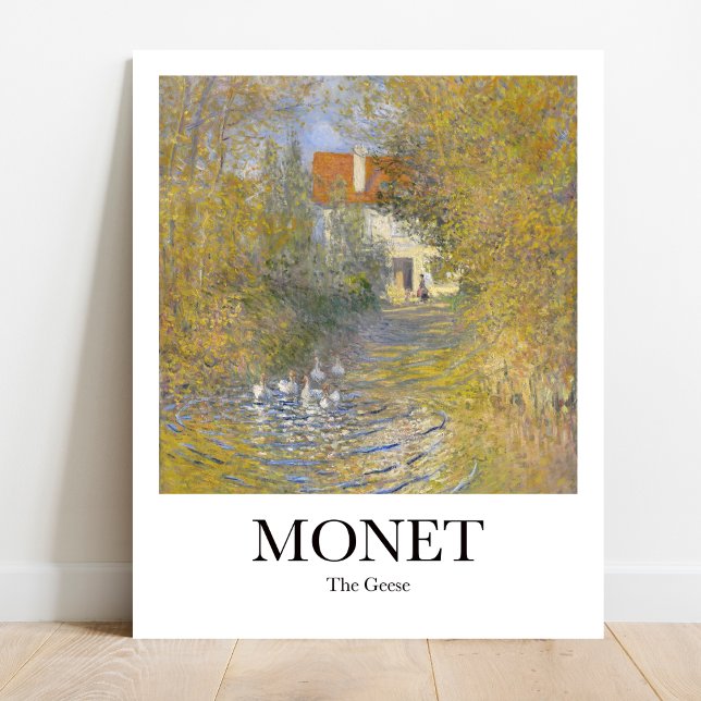 Póster El ganés de Claude Monet (
Monet's "The Geese" poster: Peaceful pond scene, vibrant colors. Impressionist masterpiece for home)