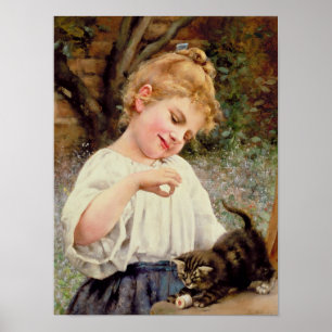 Póster El gatito lúdico