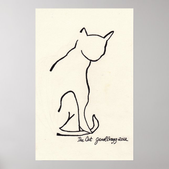 Póster El gato (Frente)
