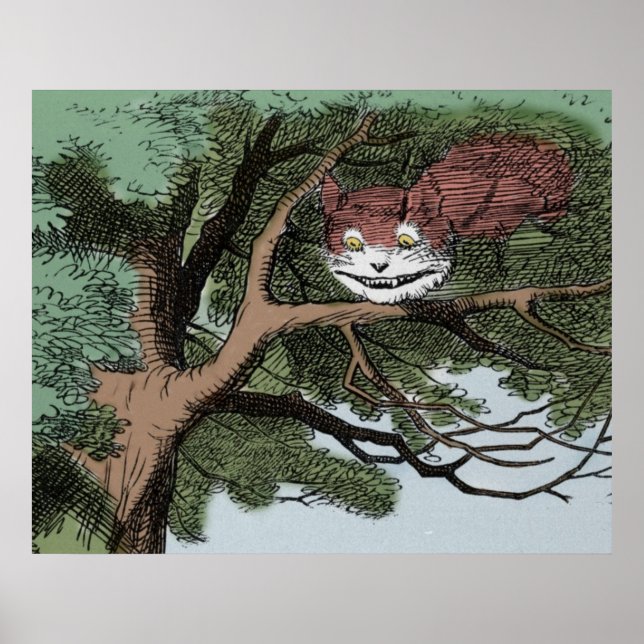 Póster El Gato de Cheshire (Frente)