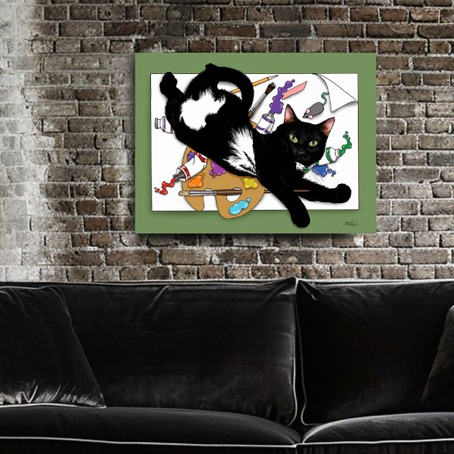 Póster El gato del artista (Subido por el creador)