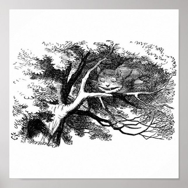 Póster El gato del cheshire (Frente)