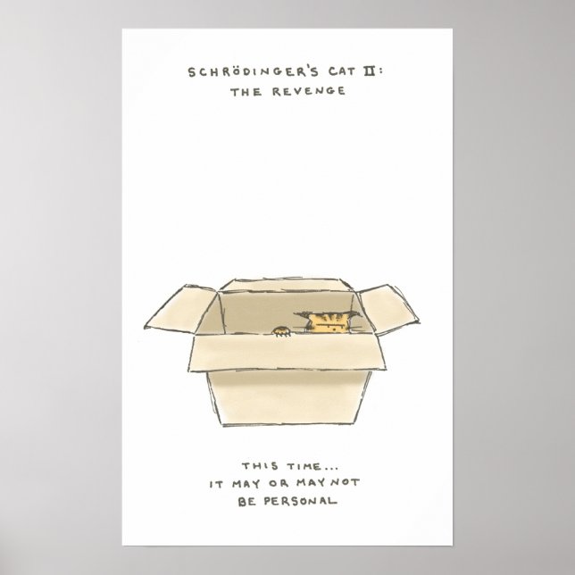 Póster el gato II de schrödinger: la venganza (Frente)