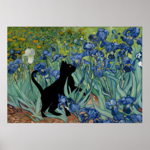 Póster El gato irlandés de Vincent Van Gogh impreso en ne