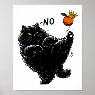 Póster El gato negro gracioso de Freedomvoiceno Kings
