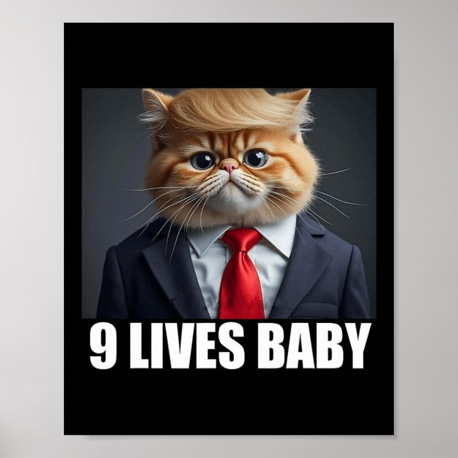 Póster El gato Trump 9 vive a Ba1 (Frente)