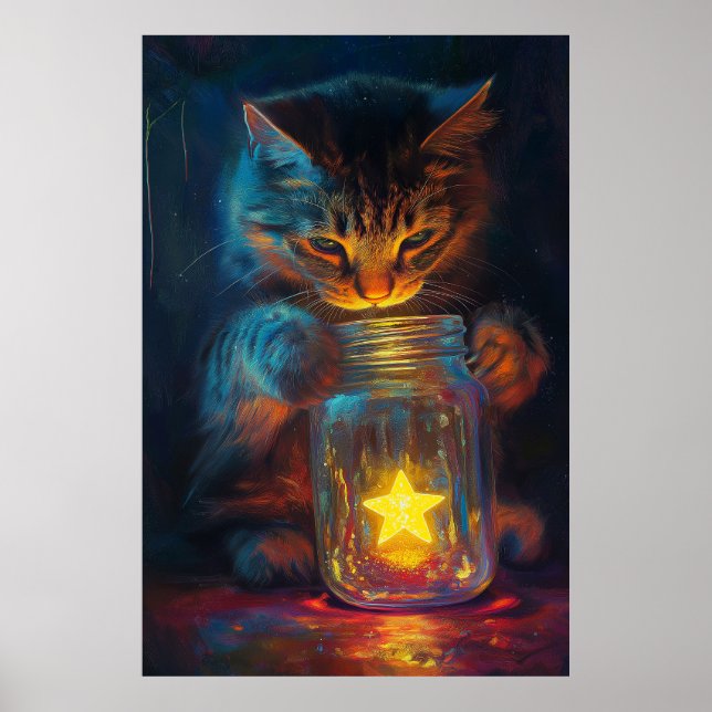 Póster El Gato y La Estrella Un Sueño Esperando ser Libre (Frente)