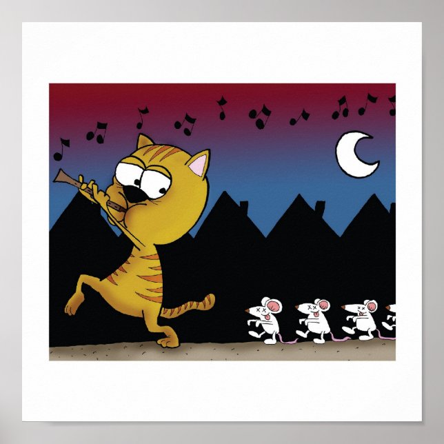 Póster El gato y las ratas (Frente)