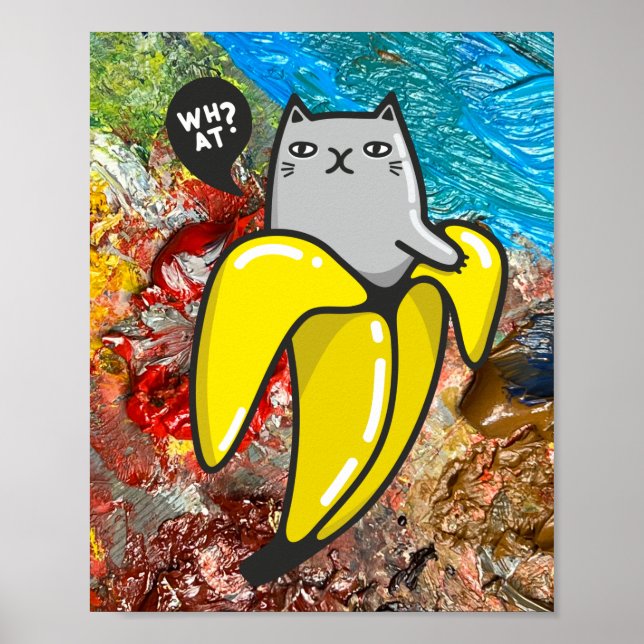 Póster El gato y los colores (Frente)