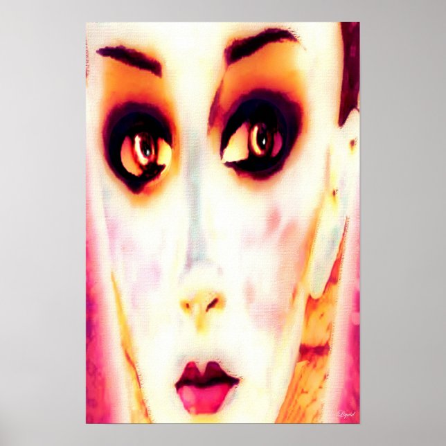 Póster El Gawker sobre el lienzo (Frente)