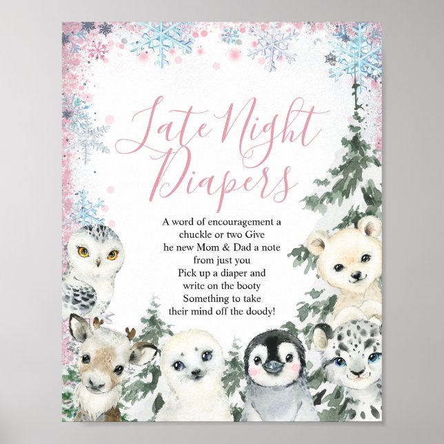 Póster El género invernal revela el Rótulo de los pañales (Frente)