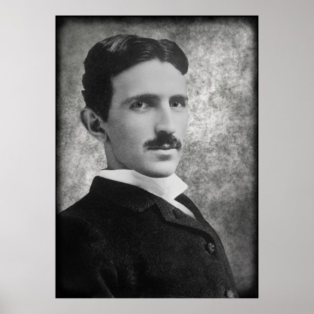 PÓSTER EL GENIO NIKOLA TESLA (Frente)