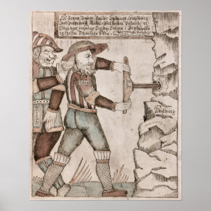 Póster El gigante Baugi, persuadido por Odin