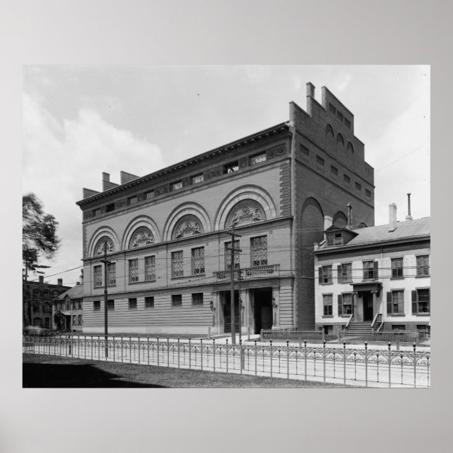 Póster El gimnasio (Universidad de Yale) (Frente)