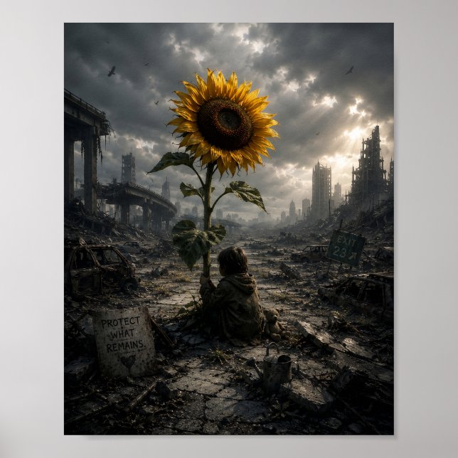 Póster El Girasol en el Páramo (Frente)