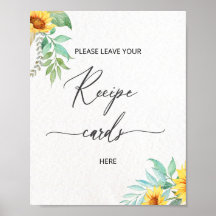 El girasol minimalista deja su tarjeta de recetas