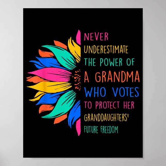 Póster El girasol nunca subestima el poder de la abuela (Frente)