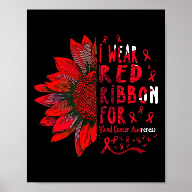 Póster El girasol que llevo cinta roja para el tratamient (Frente)