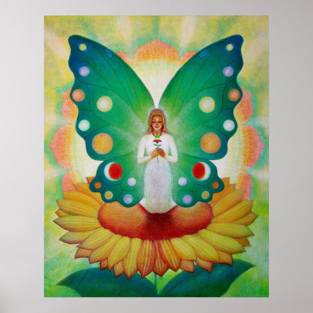 Póster El girasol se casó con el Poster del sol (Frente)