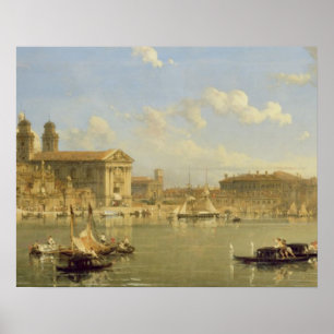 Póster El Giudecca, Venecia, 1854 (aceite en lona)