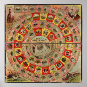 Póster El globo terráqueo del mundo