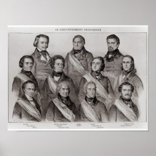 Póster El gobierno provisional de 1848