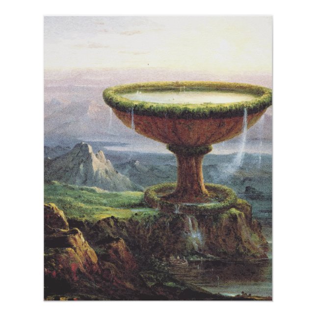 Póster El goblet del Titan de Thomas Cole (Anverso)