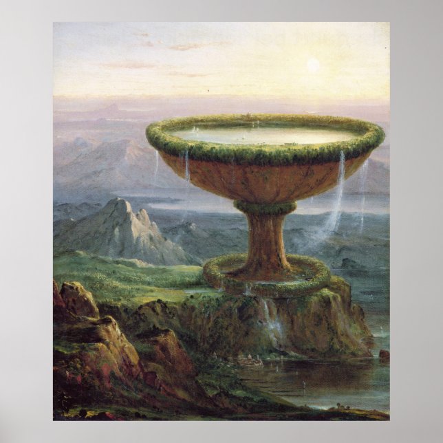 Póster El goblet del Titan - Thomas Cole (Frente)