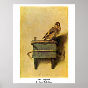 Póster El Goldfinch. Por Carel Fabritius