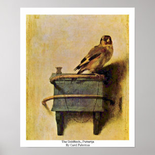 Póster El Goldfinch, Puttertje De Carel Fabritius.