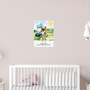 Póster El golfista está en el green para amantes de los g