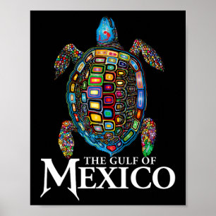 Póster El golfo de la tortuga marina de México nunca olvi