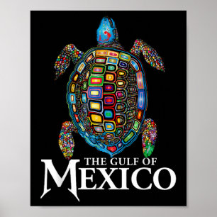 Póster El golfo de la tortuga marina de México nunca olvi