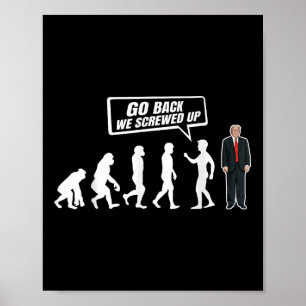 Póster El gracioso anti Trump nos engañó