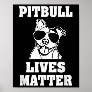 Póster El gracioso Pitbull vive a perro diciendo que era