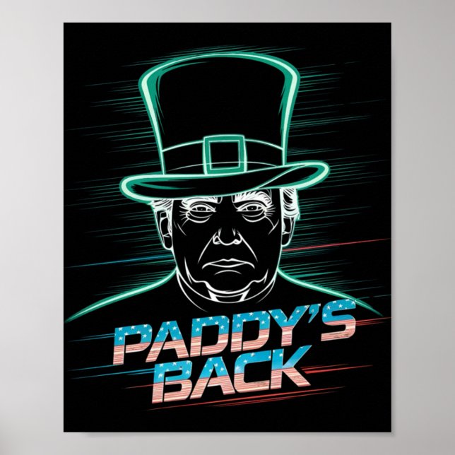 Póster El gracioso regalo de Trump Paddy es perf (Frente)
