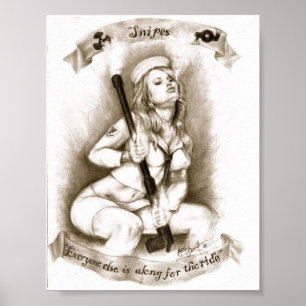 Póster El graffiti de la guerra: Matt Burmeister Print 2