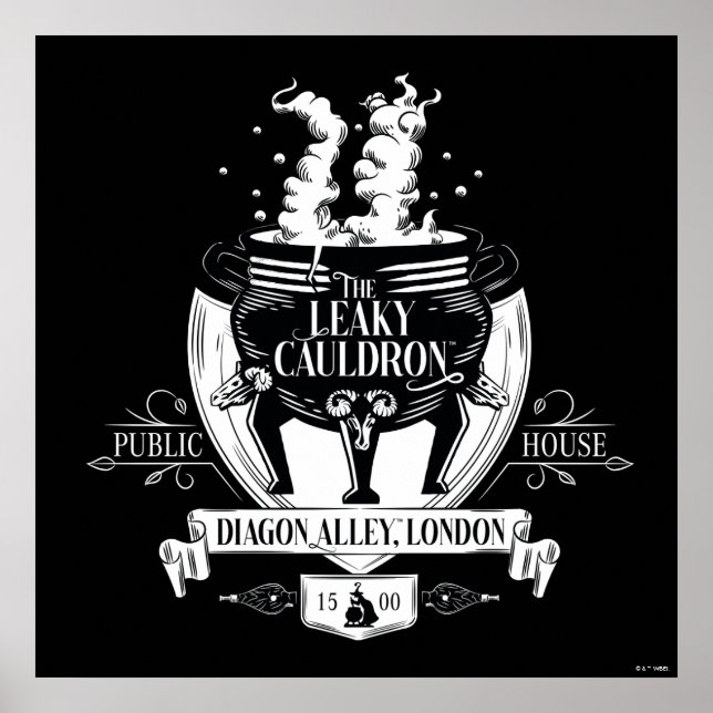 Póster El gráfico de la tienda "LEAKY CAULDRON™" (Frente)